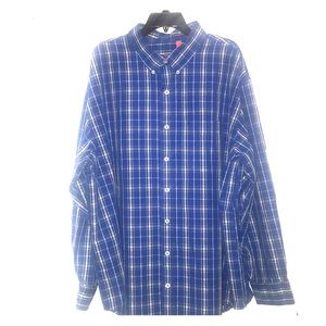 Izod men’s button down collared shirt